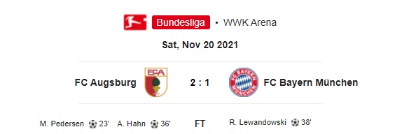 Highlight Augsburg 2-1 Bayern Munchen