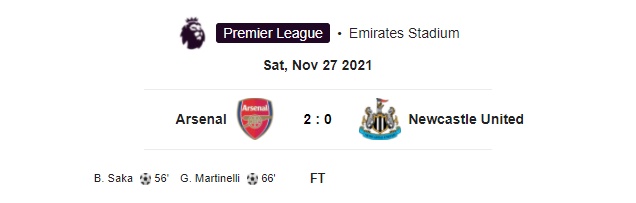 Highlight Arsenal 2-0 Newcastle United
