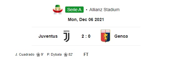 Highlight Juventus 2-0 Genoa