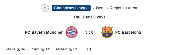 Highlight Bayern Munchen 3-0 Barcelona
