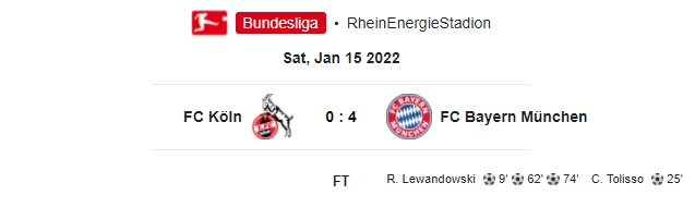 Highlight Koln 0-4 Bayern Munchen